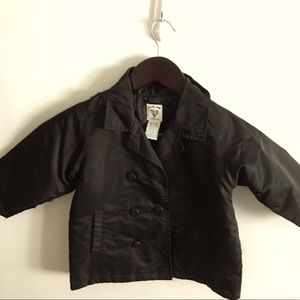 Y2K baby gap black pea coat